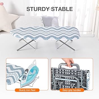 Amazon.com: APEXCHASER Tabletop Ironing Board with Iron Rest